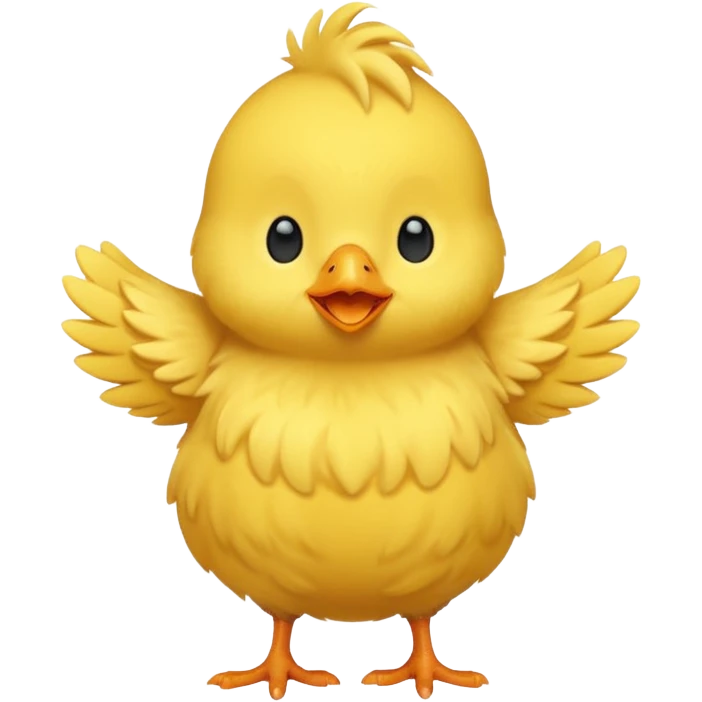 pollito saludando emoji