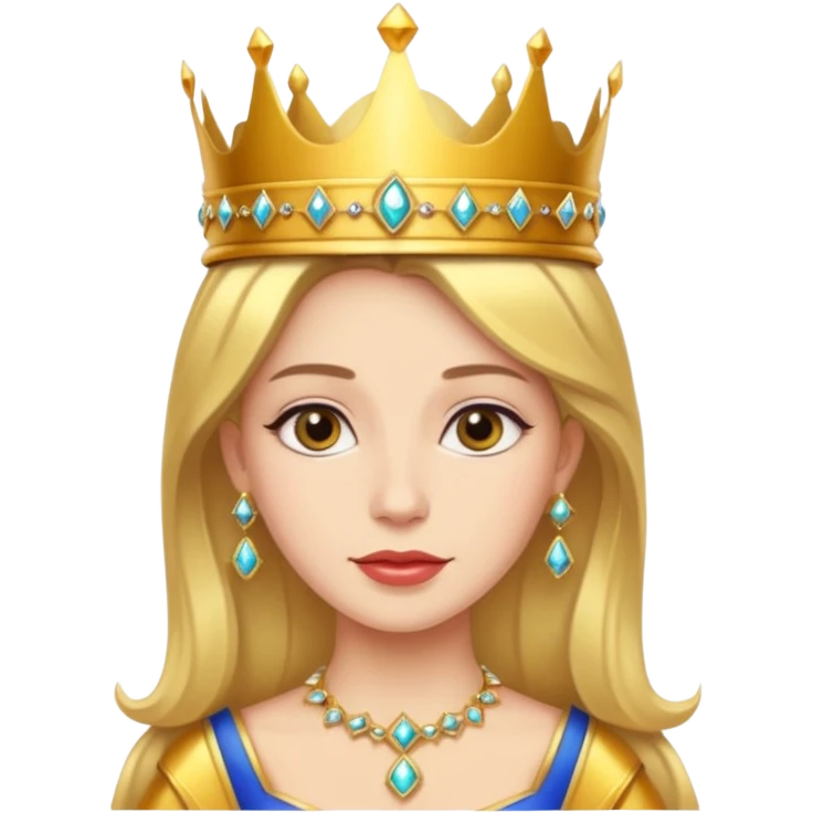 beautiful queen emoji