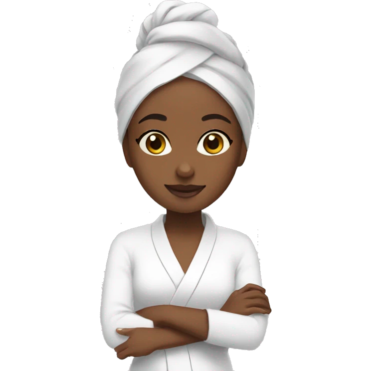 Girl spa day emoji