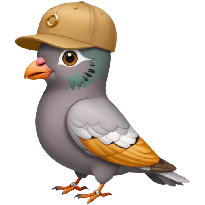 Pigeon rapping  emoji