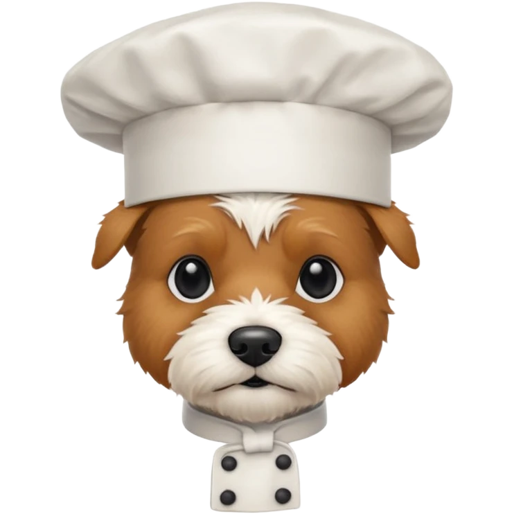 chef terrier dog emoji
