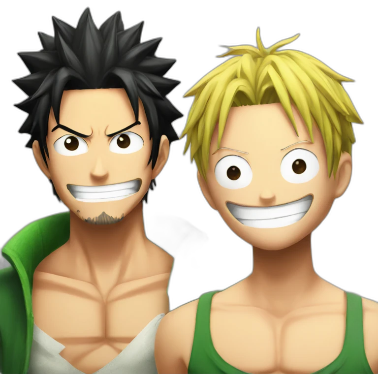 luffy & zoro emoji