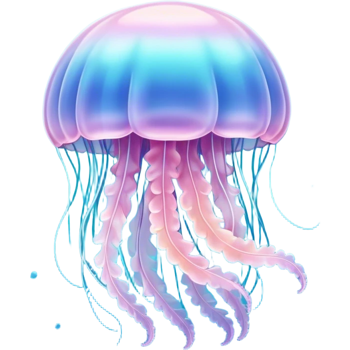 dreamy pastel jellyfish emoji