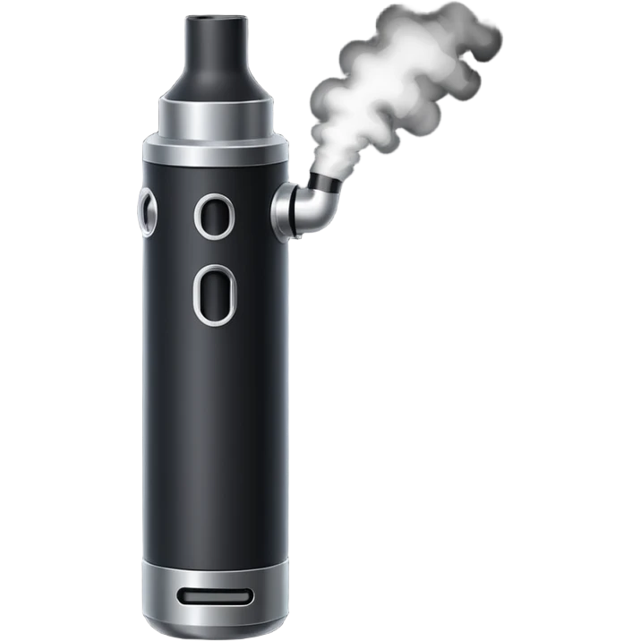 black vape emoji