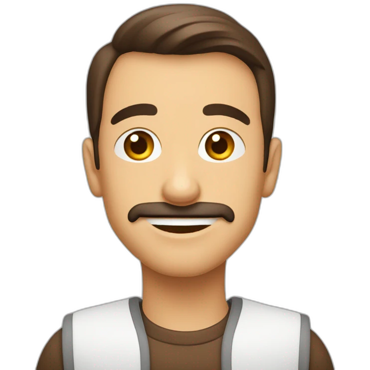 kivircik saçlı,kahverengi gözlü,şaşırmış genç bir çocuk  emoji