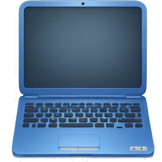 Laptop blue  emoji