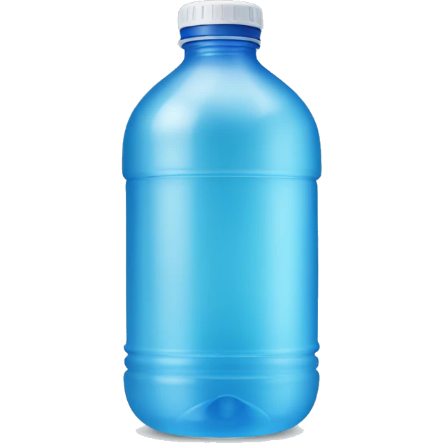 Plastic water bottle emoji