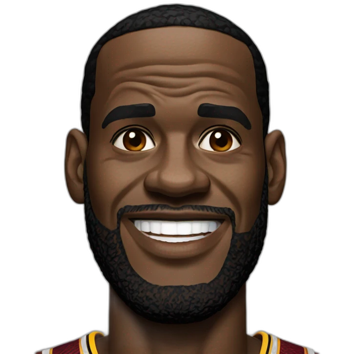 Realistic lebron james emoji