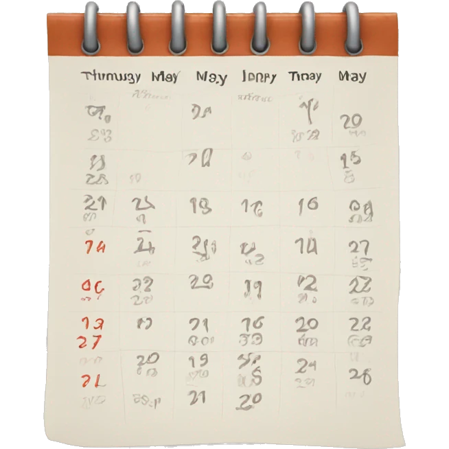 calendar emoji