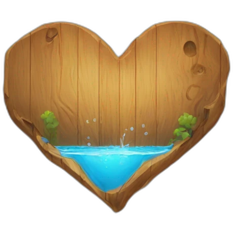 water love wood emoji