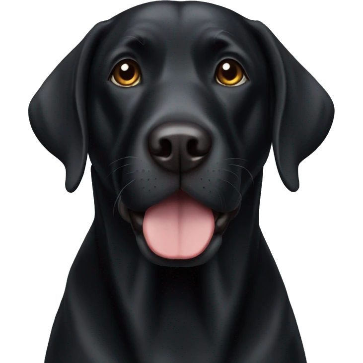 black labrador emoji