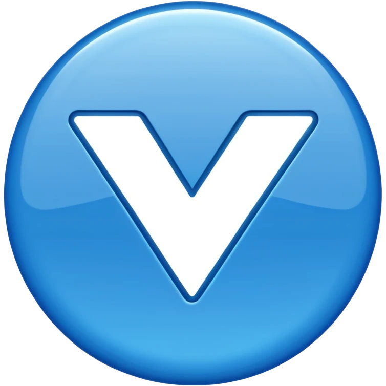 Verificación de tik tok azul emoji