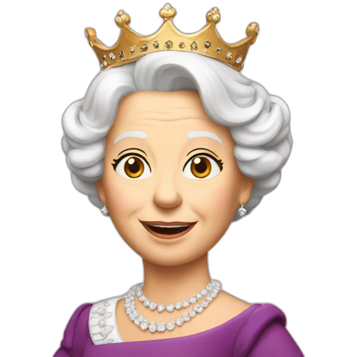 queen elisabeth 2 beer emoji