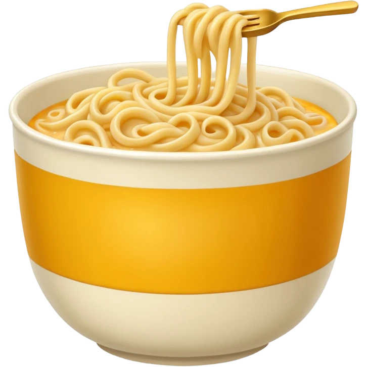 Very cheesy noodles emoji