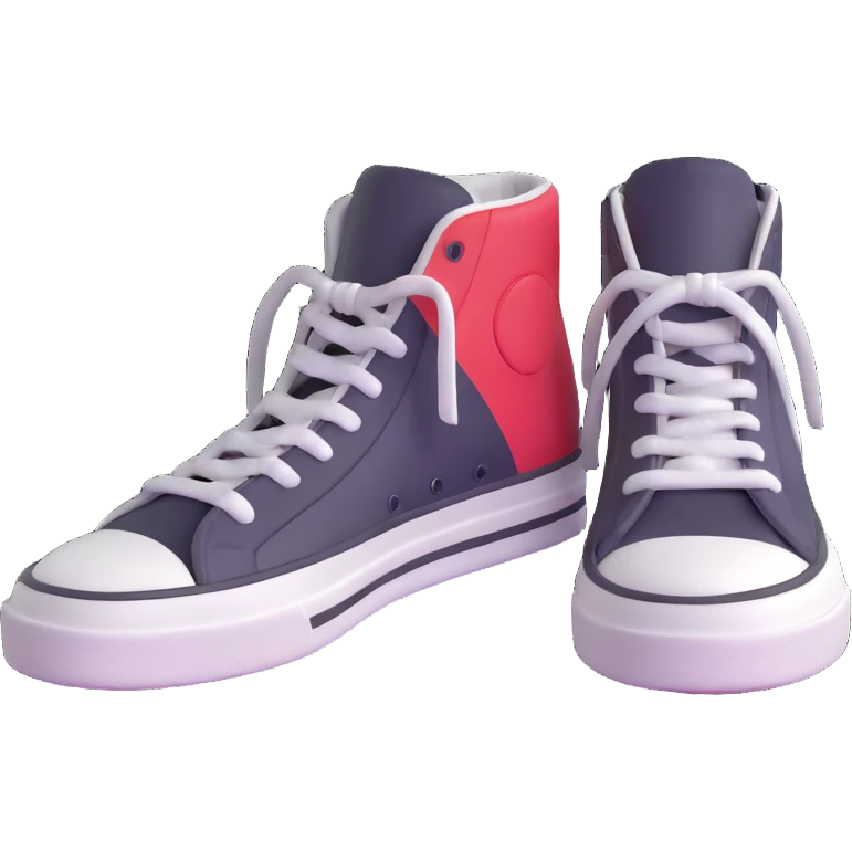 pair of retro sneakers emoji