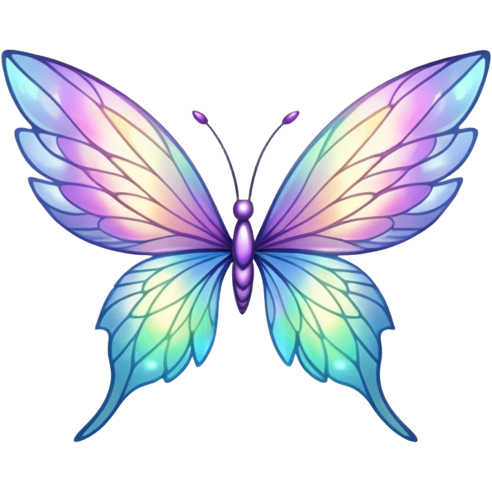 fairy wings glowing emoji