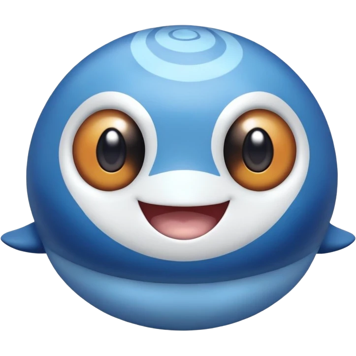 Poliwag Pokémon, cheerful expression emoji