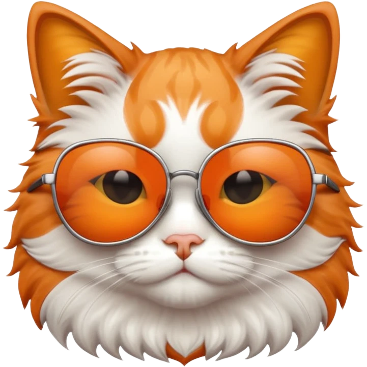 Cat wearing sunglasses emoji