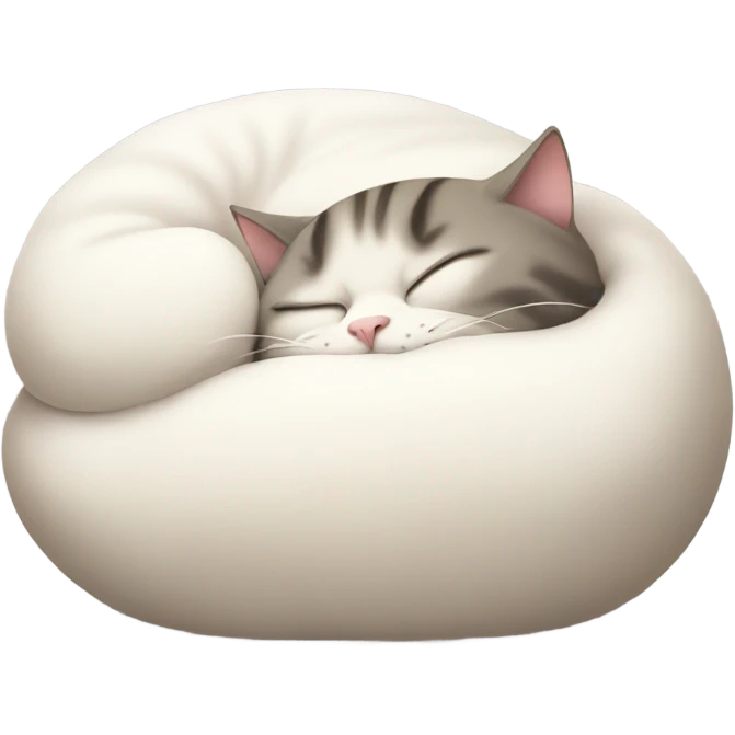 Sleeping cat emoji