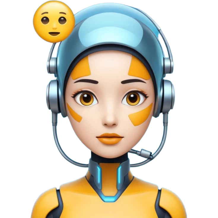 AI with thinking emoji