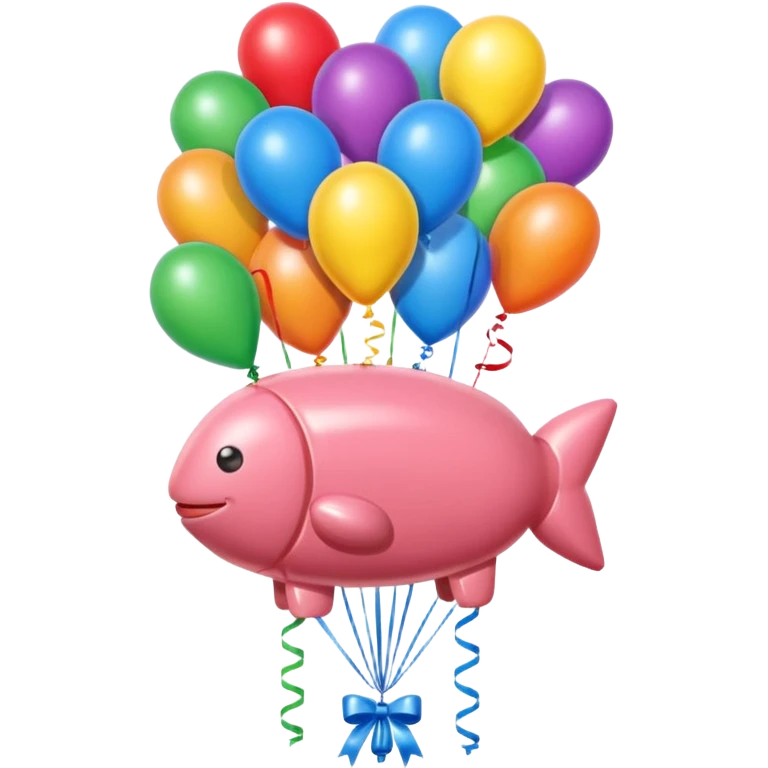 spam meat jeff koons style  balloons emoji