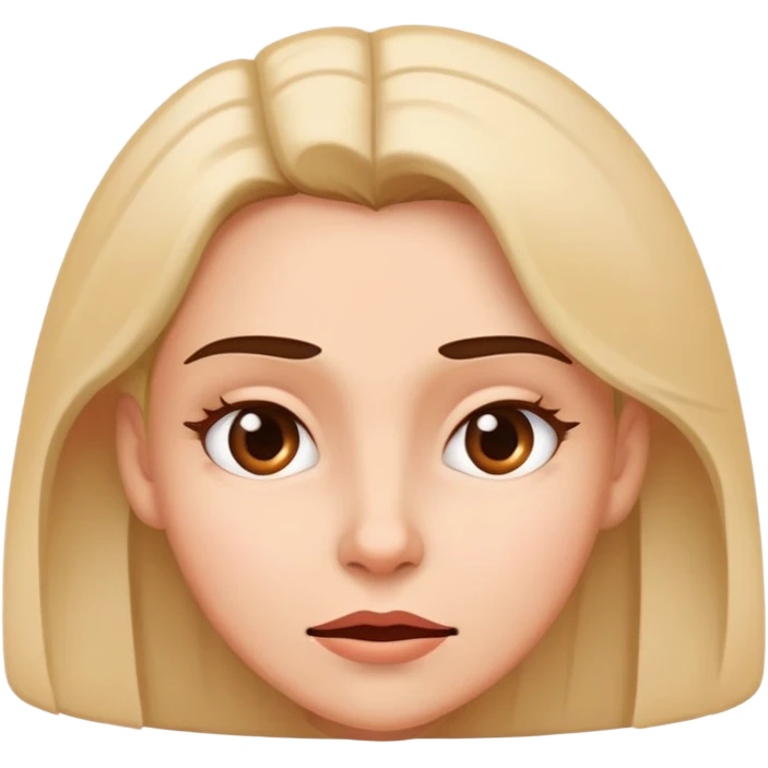 woman emoji with tricky mischievous face thinking expression emoji