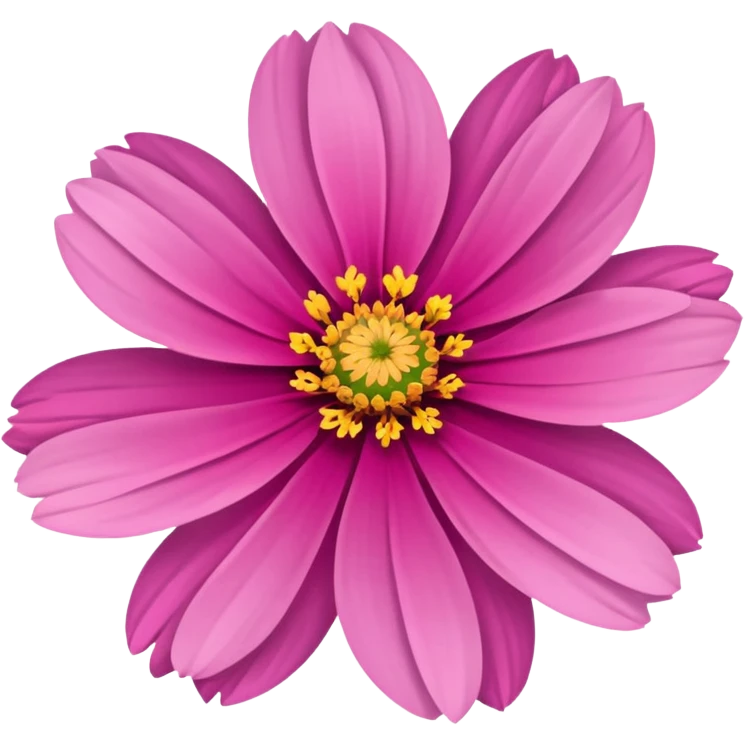 pink cosmos flower emoji