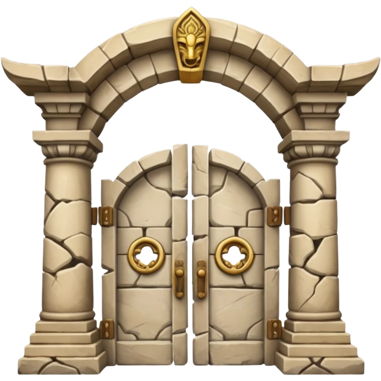 Cracked Temple Gate emoji