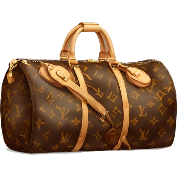 Louis Vuitton duffle bag emoji