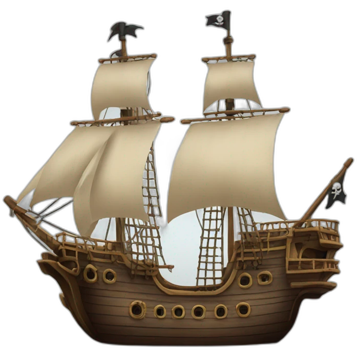 pirate ship emoji