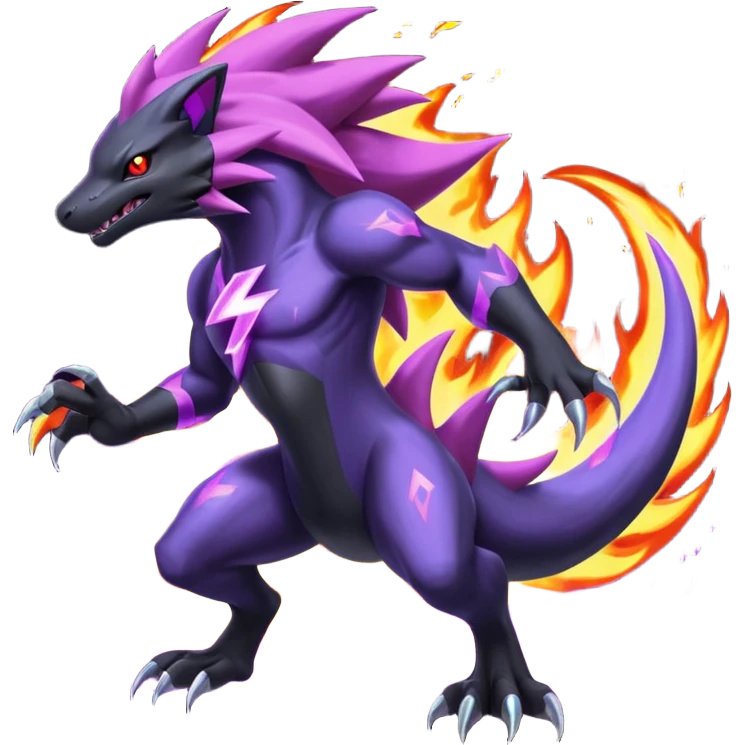  Shiny Zoroark-Salandit-Zekrom-fusion emoji