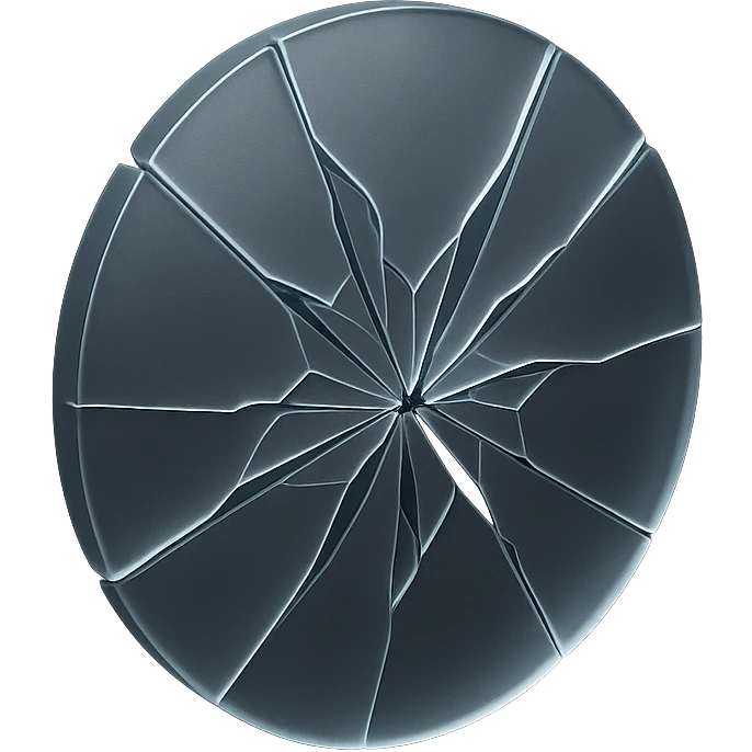 shattered mirror emoji