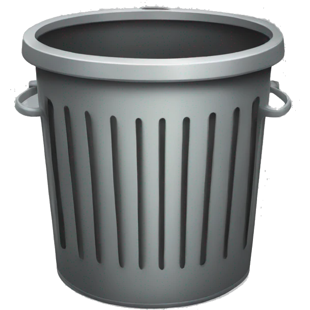 trash can with no lid emoji