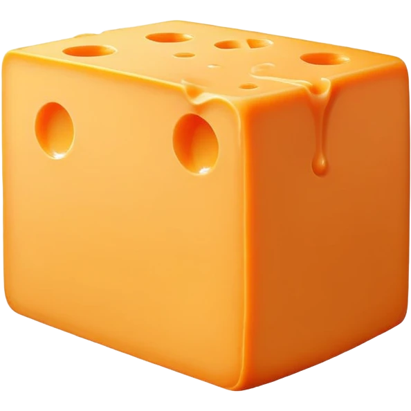 Block of cheddar cheese emoji