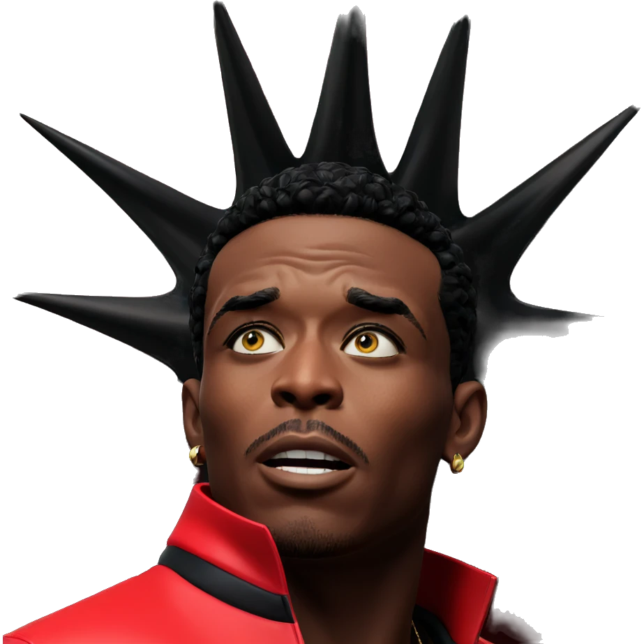 stylish boy with earrings emoji