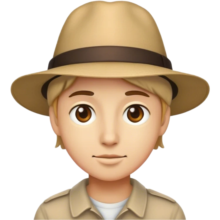wearing a hat emoji