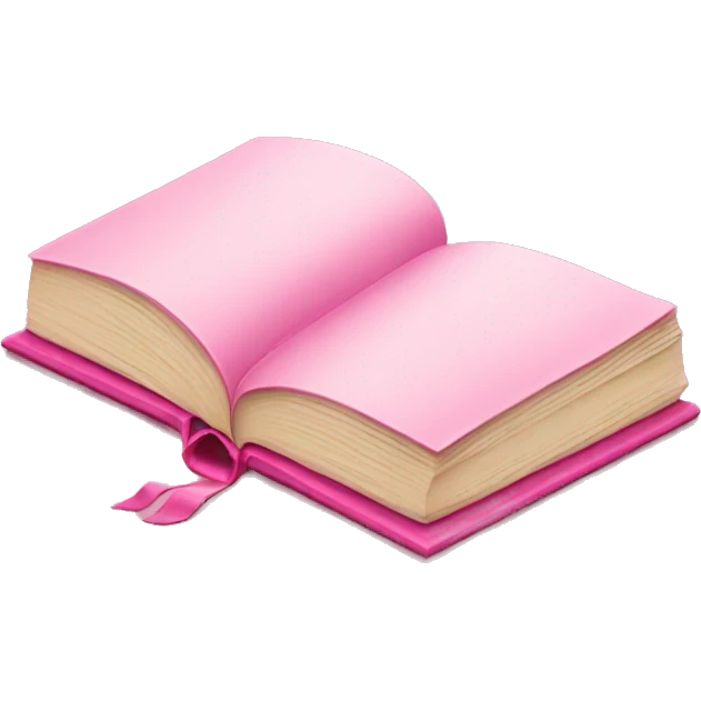 pink book emoji