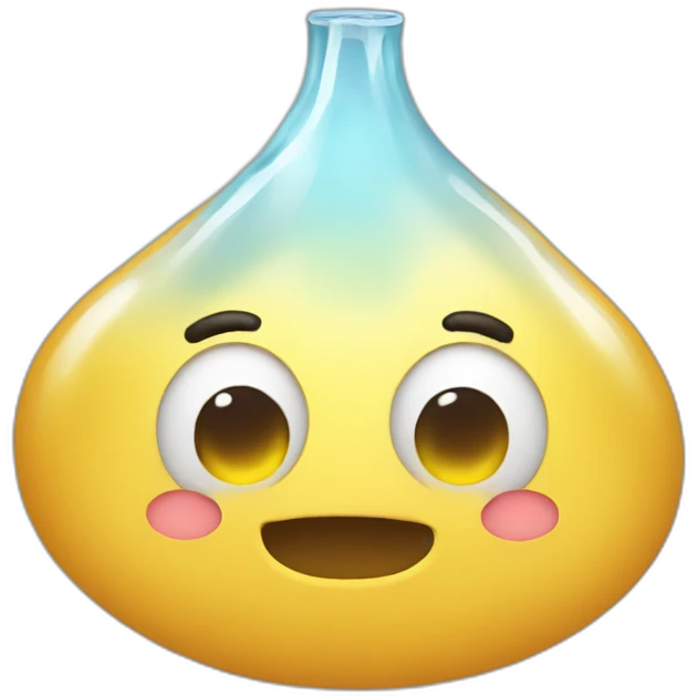Liquid blob emoji