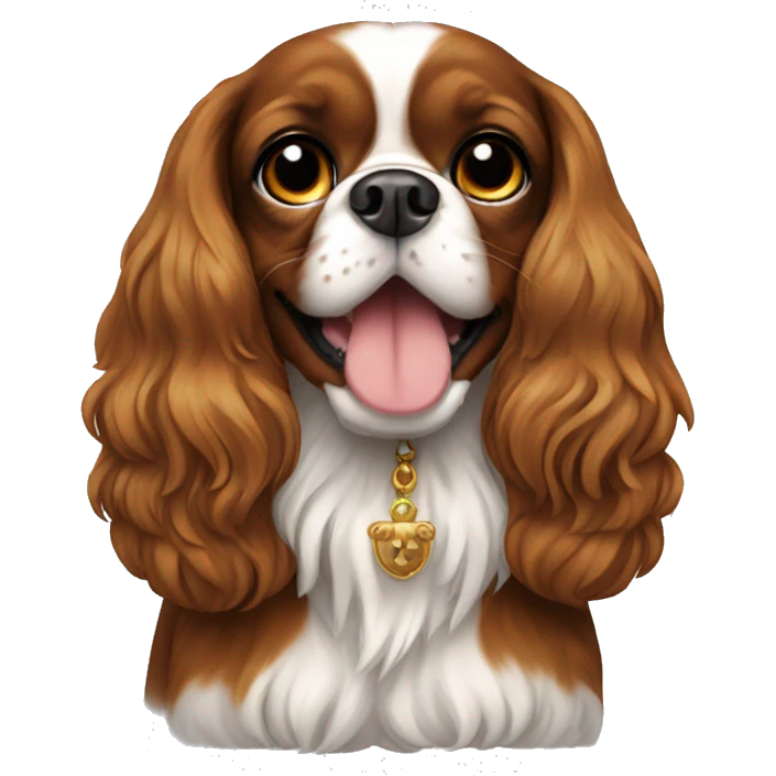 King Charles Spaniel Girl emoji