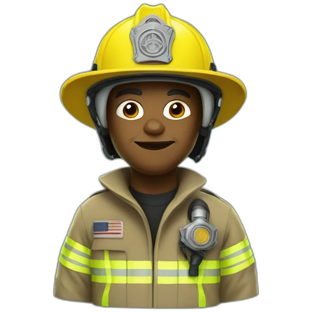 firefighter, yoda emoji
