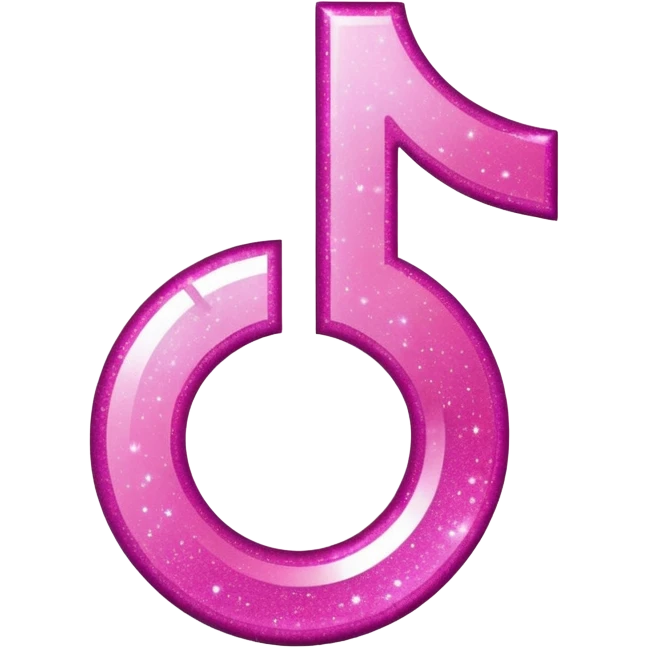 glitter pink symbol TikTok emoji