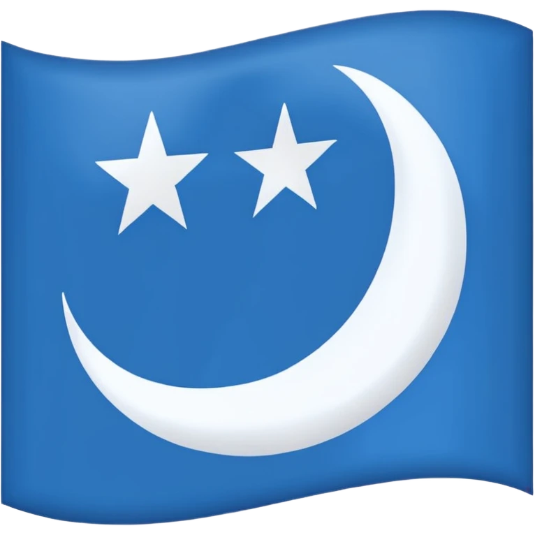 The flag of Awdal state in somalia emoji