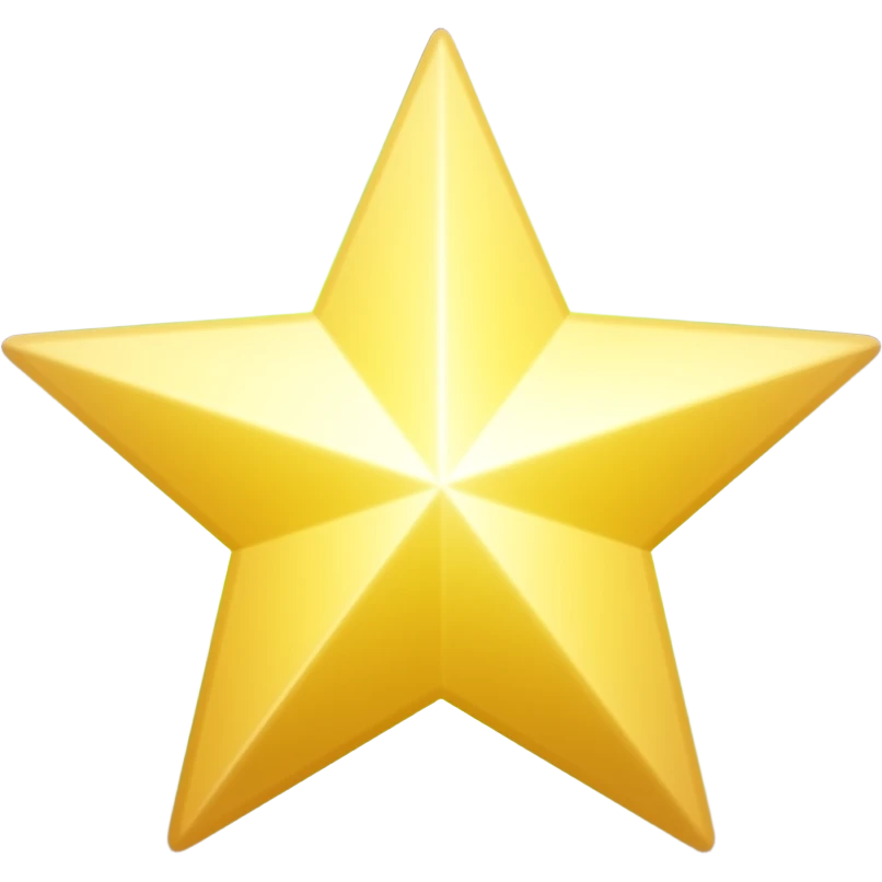 Aether: “Glowing golden yellow star with purple and green ethereal aura, spirit element symbol, mystical flat vector with radiant glow” emoji
