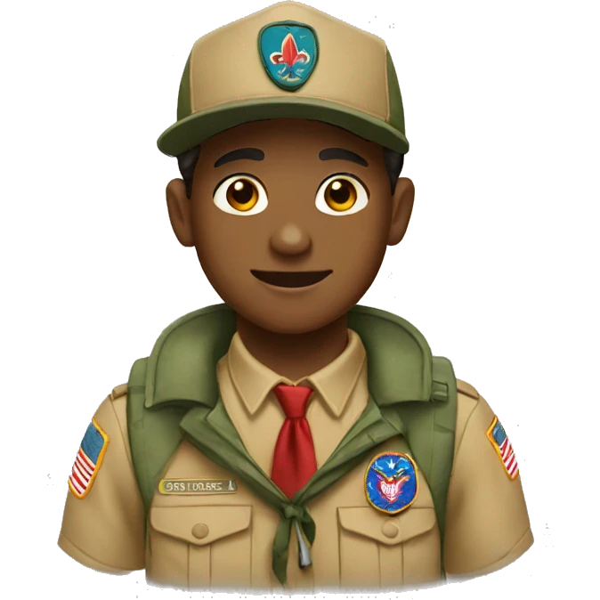 up boy scout emoji