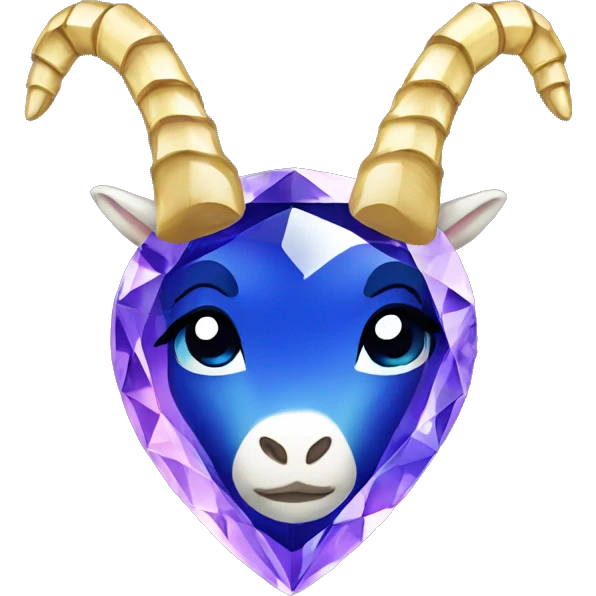 Capricorn gemstone sparkling  emoji
