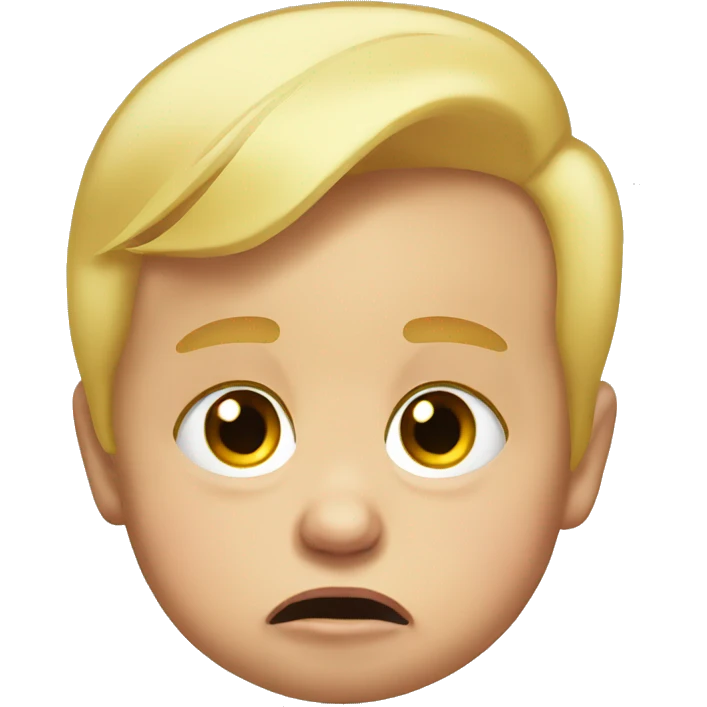 Donald trump crying baby emoji
