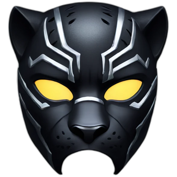 black panther mask emoji