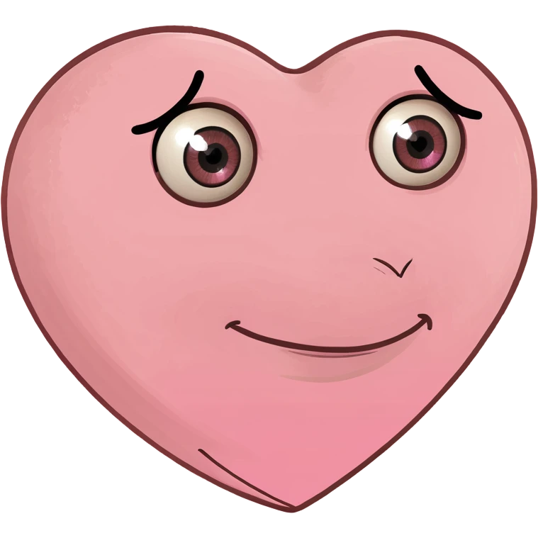 Pink heart emoji w eyes emoji