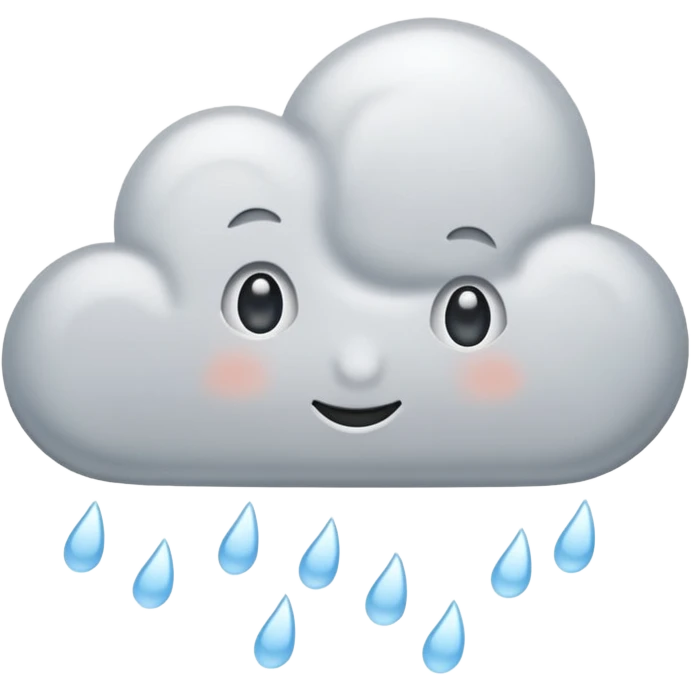 rainy day with soft clouds emoji
