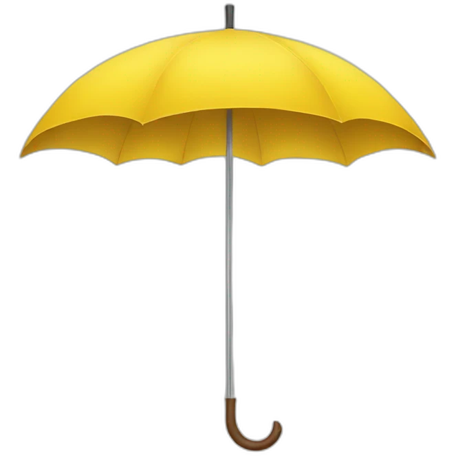 Yellow umbrella emoji